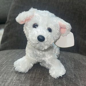 TY Beanie Babies Cargo Bichon Dog plush stuffed Animal NWT rare short release
